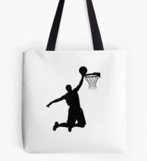 Basketball Player Silhouette 2 Tote Bag