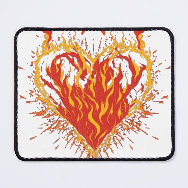 Item preview, The heart with a fire designed and sold by Fusion  Art.