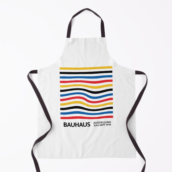 Item preview, Bauhaus Warped Lines Pattern Blue Red Yellow Black designed and sold by ahumbleconcept.