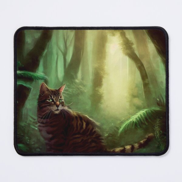 Item preview, Cat in a forest digital art designed and sold by MantasDesign17.
