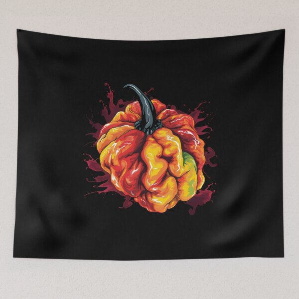 Item preview, Carolina Reaper Hot Pepper Chili Head Funny Food Spicy Lover designed and sold by farhanhafeez.