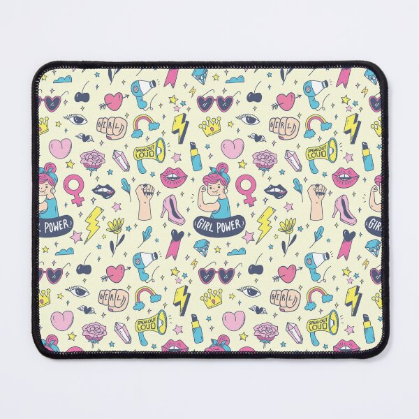 Item preview, Cute And Empowering Girl Power Feminism Pattern 02 designed and sold by emmjott.