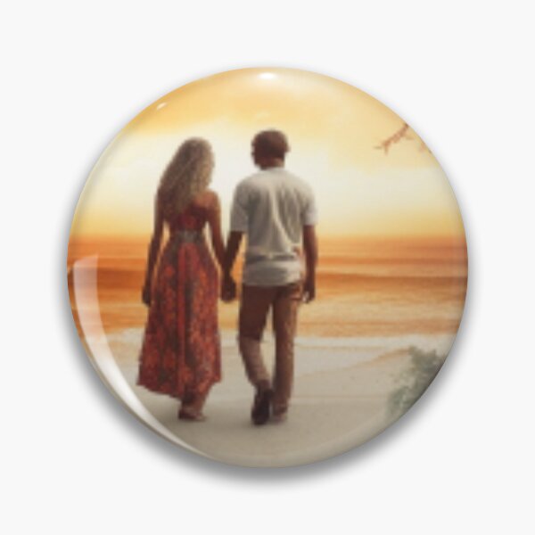 Item preview, Design of a couple walking in the sea designed and sold by Bouchey.