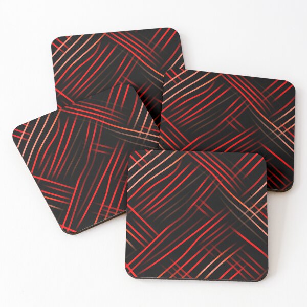 Item preview, Braided lines red straight designed and sold by Tim-Ries.