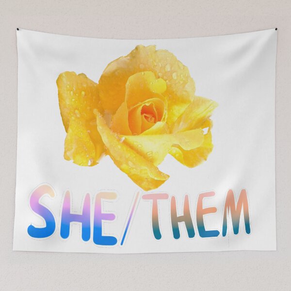 Item preview, rose she/them designed and sold by MarsEsmeVT.