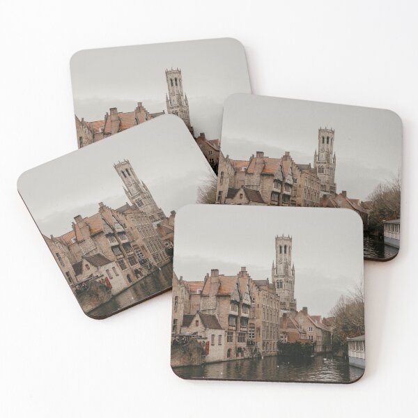 Item preview, Bruges poster, travel wall art Belgium designed and sold by PanenkaPrints.