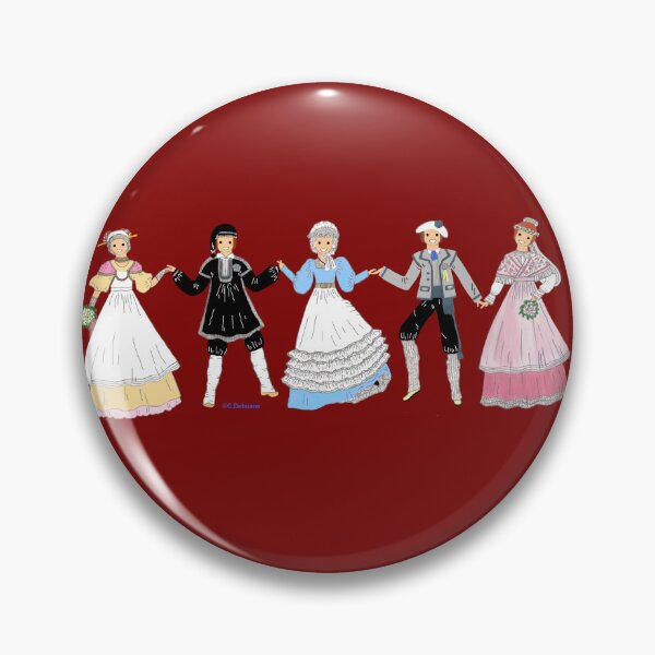 Item preview, Farandole of newlyweds from various regions of France designed and sold by Catherine Debusne.