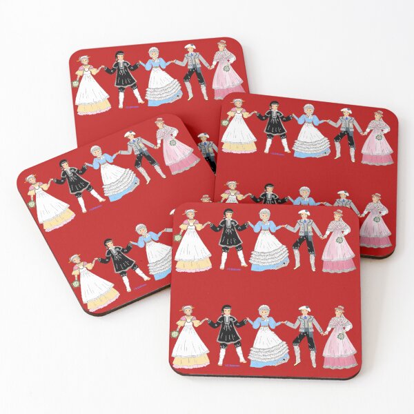 Item preview, Farandole of newlyweds from various regions of France designed and sold by Catherine Debusne.