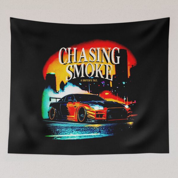 Item preview, Drift Car Chasing Smoke JDM Drifter Tale designed and sold by FuturisticPixel.