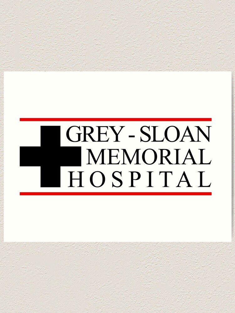 "Grey Sloan Memorial Hospital Logo STUFF" Art Print by irepoynter