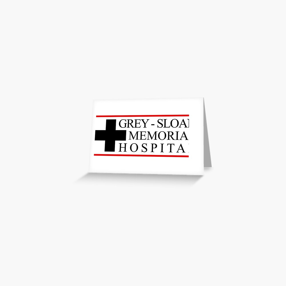 Grey Sloan Memorial Hospital Logo STUFF Greeting Card for Sale by User  B612