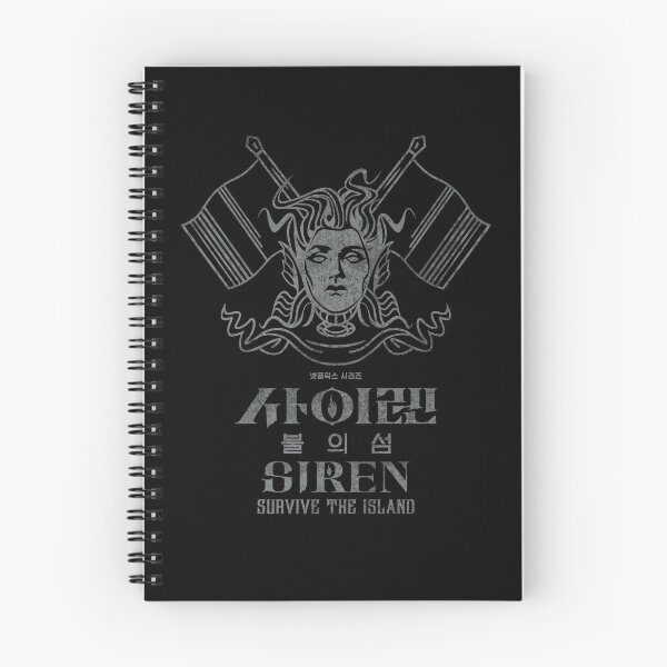 Item preview, Siren Survive The Island Grey ink designed and sold by HexOne.