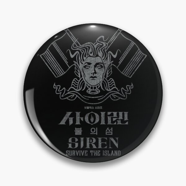 Item preview, Siren Survive The Island Grey ink designed and sold by HexOne.
