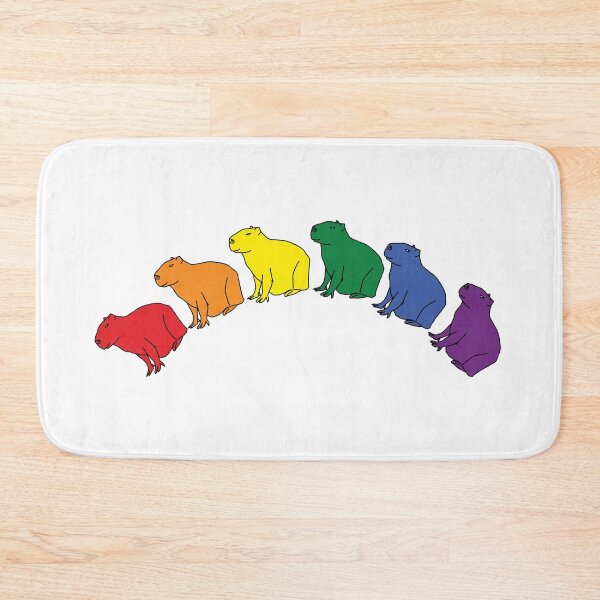 Item preview, Pride Capybara Rainbow designed and sold by ellenhenry.
