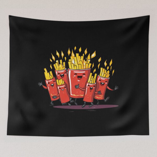 Item preview, French Fries Funny Cute Hipster Style Potato Humorous Foodie designed and sold by farhanhafeez.