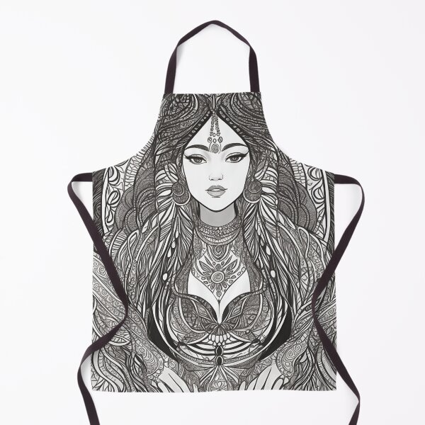 Item preview, Boho woman art designed and sold by Vibrantstroke.