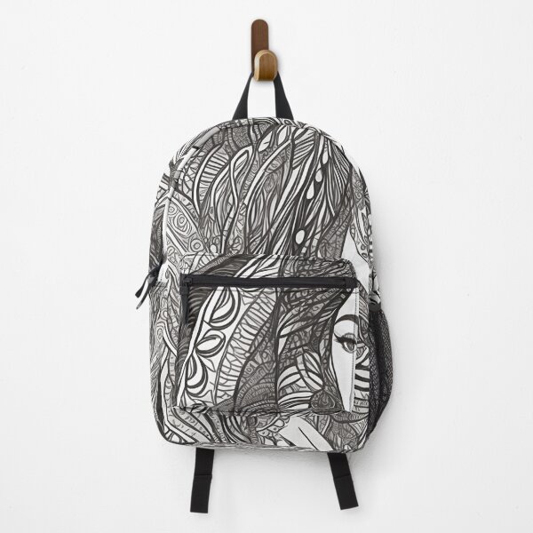 Item preview, Boho woman art designed and sold by Vibrantstroke.
