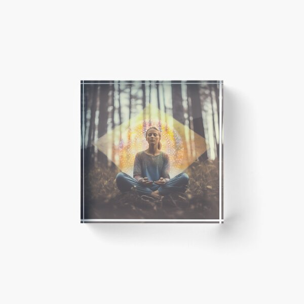 Item preview, Embracing Inner Peace Amidst In Nature - Mandala Yoga designed and sold by Art Happens.