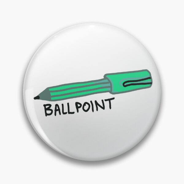 Item preview, Green Ballpoint Pen designed and sold by Pop-Bin-Studios.