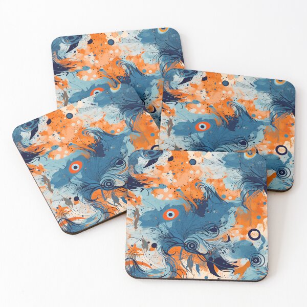 Item preview, Flowing Grunge Blue Orange designed and sold by Tim-Ries.