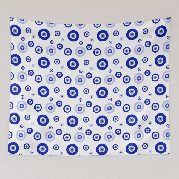 Item preview, Blue Evil Eye Protection pattern  designed and sold by Krissys-Art.