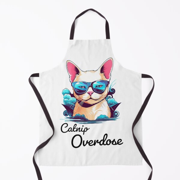 Item preview, Cute Cat with Glasses and Stoned Eyes - "Catnip Overdose" designed and sold by SADStyleDesigns.