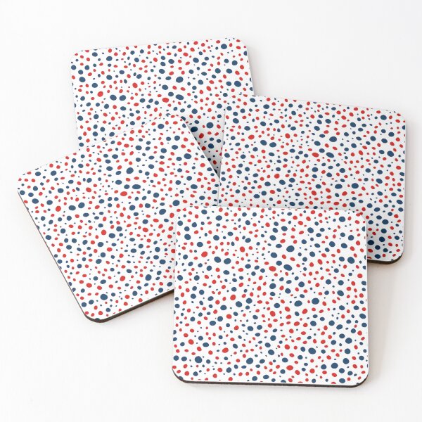 Item preview, Blue and Red Polka Dot Pattern / Blue and Red Small Circle Pattern designed and sold by TGAL2.