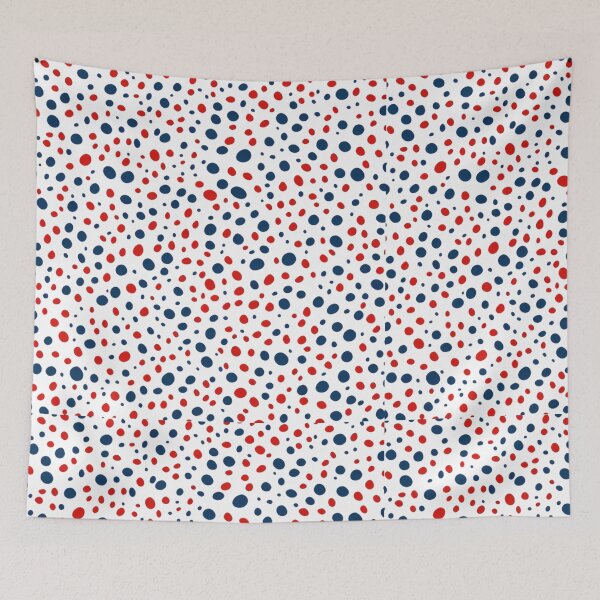 Item preview, Blue and Red Polka Dot Pattern / Blue and Red Small Circle Pattern designed and sold by TGAL2.