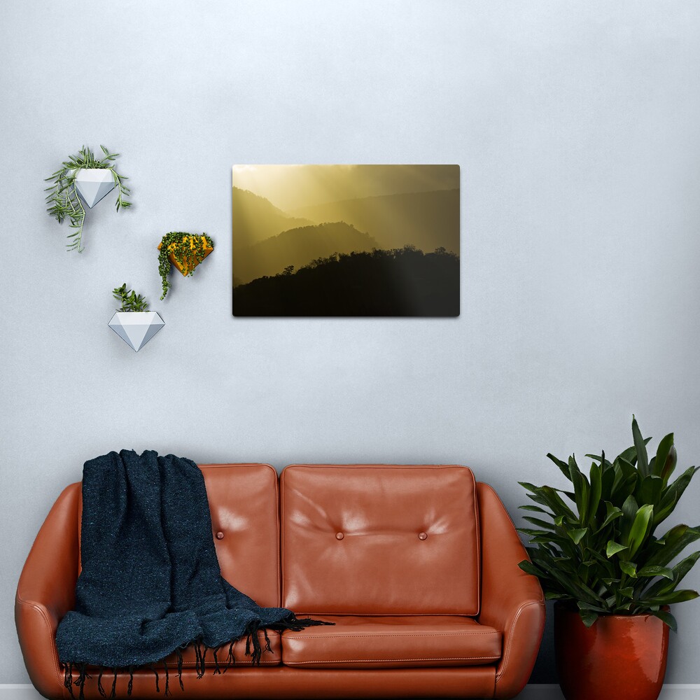 Sunset over Cannonvalley Metal Print