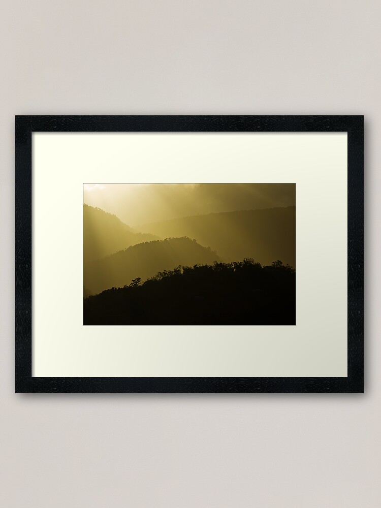 Alternate view of Sunset over Cannonvalley Framed Art Print