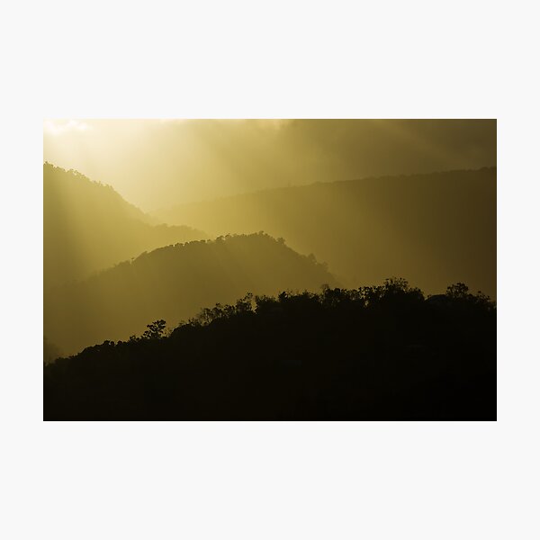 Sunset over Cannonvalley Photographic Print