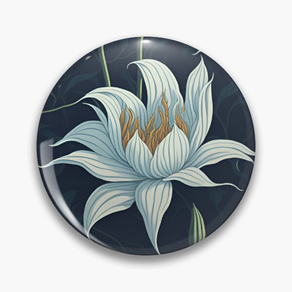 Item preview, White Color Lily Pattern designed and sold by DesignCentrum.