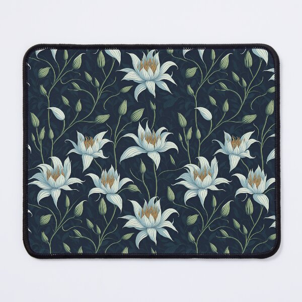 Item preview, White Color Lily Pattern designed and sold by DesignCentrum.