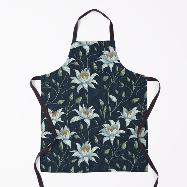 Item preview, White Color Lily Pattern designed and sold by DesignCentrum.