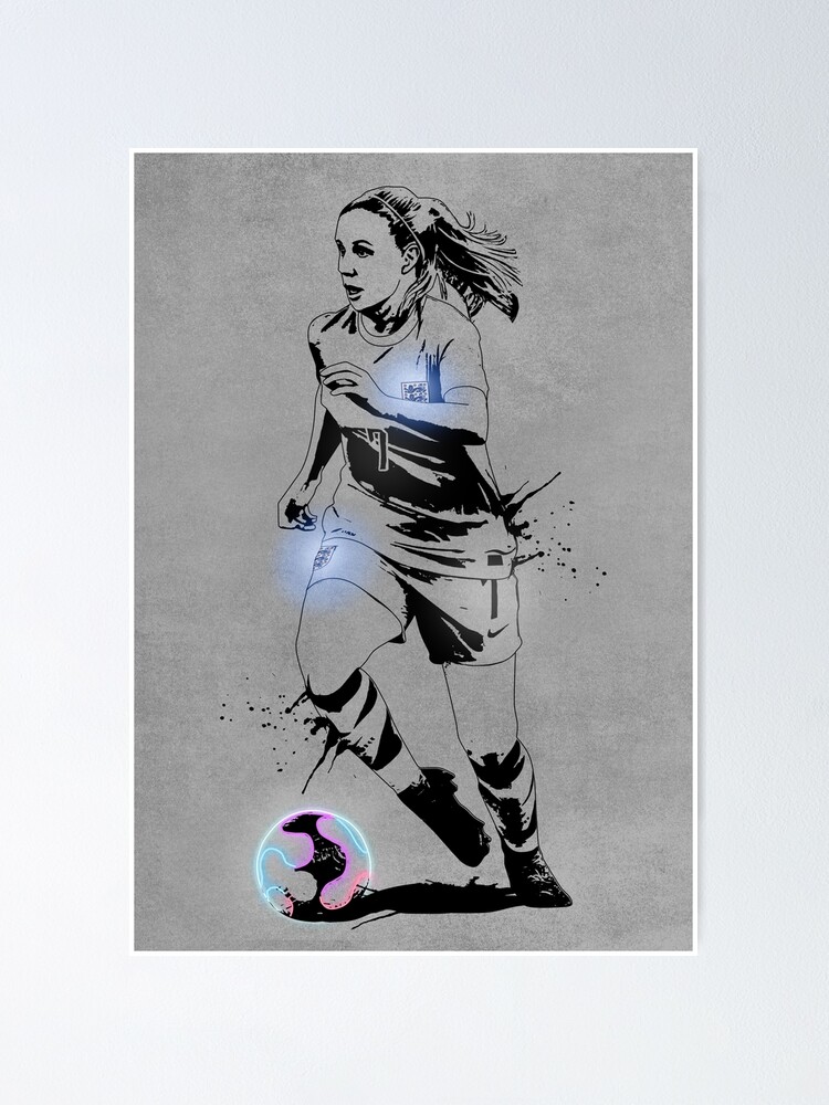 Beth Mead Poster Lionesses England Women's Football Poster 