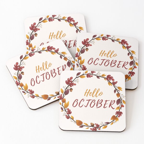 Item preview, Hola octubre designed and sold by Denisa Krivan.
