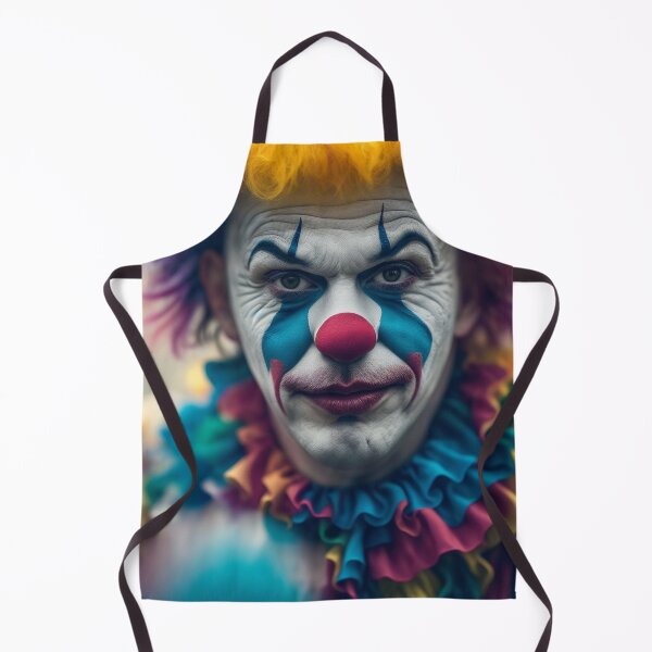 Item preview, FJP0017 - Portrait of a Colorful Clown designed and sold by Futuriddle.