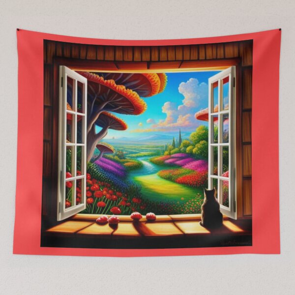 Item preview, Wonderland Outside My Window designed and sold by DreamOfMorpheus.