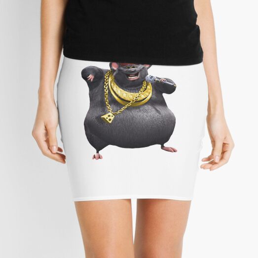 Biggie Cheese Mini Skirt for Sale by CrazyDany