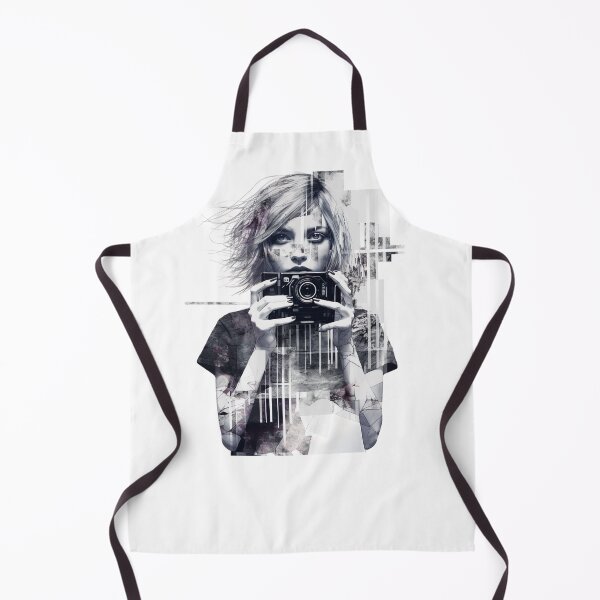 Item preview, Portrait of photographer immersed in glitch art designed and sold by miss-keysmash.