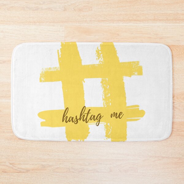 Item preview,  YELLOW HASHTAG SIGN AND HASHTAG ME: designed and sold by coffeeflavour.