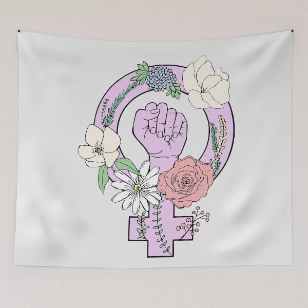 Item preview, Flowery Feminist  designed and sold by saraboone98.