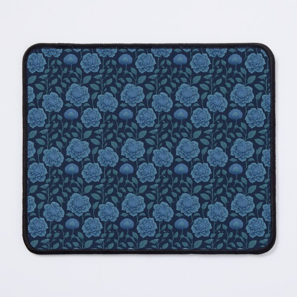 Item preview, Blue Color Floral Pattern designed and sold by DesignCentrum.