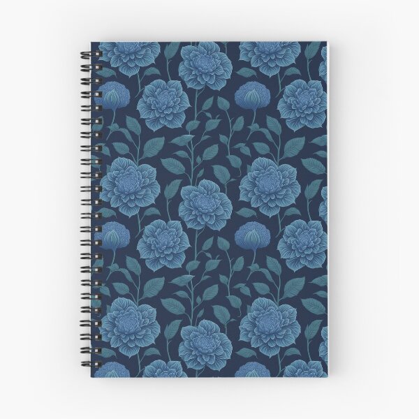 Item preview, Blue Color Floral Pattern designed and sold by DesignCentrum.