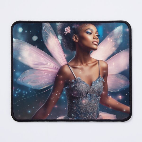 Item preview,  Dreamy colors |  Black-skinned butterfly woman designed and sold by Cris888.