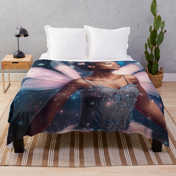 Item preview,  Dreamy colors |  Black-skinned butterfly woman designed and sold by Cris888.