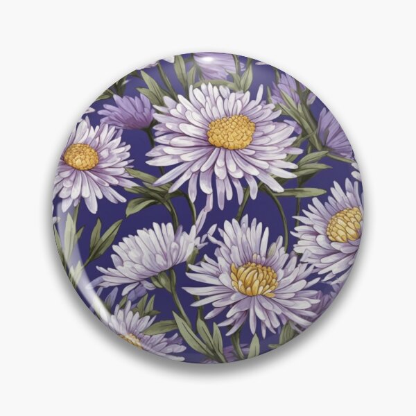 Item preview, Purple floral pattern  designed and sold by florallover444.