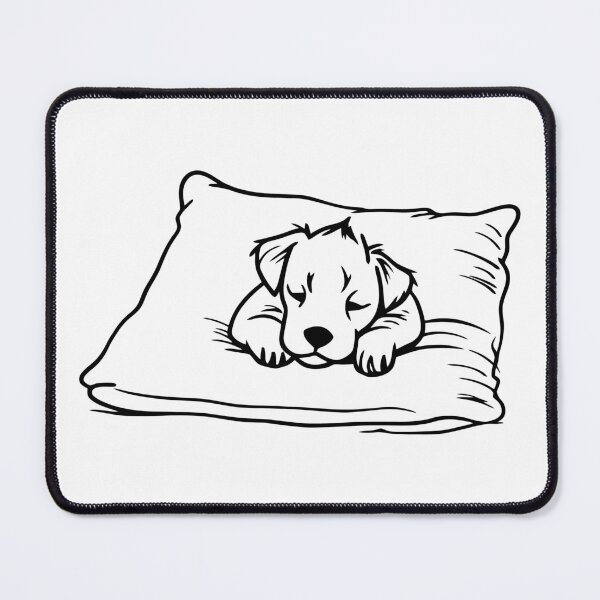 Item preview, Sleepy Dog: A Dreamy Design, line dog designed and sold by Artwyz.
