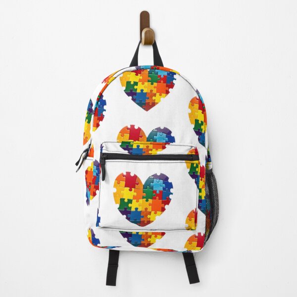 Item preview, Love Has No Labels a puzzle piece heart representing diversity designed and sold by FabrikPrint.