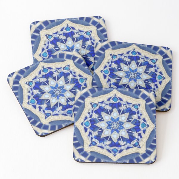 Artikelvorschau, Blaues Saphir-Mandala entworfen und verkauft von WiseCity.